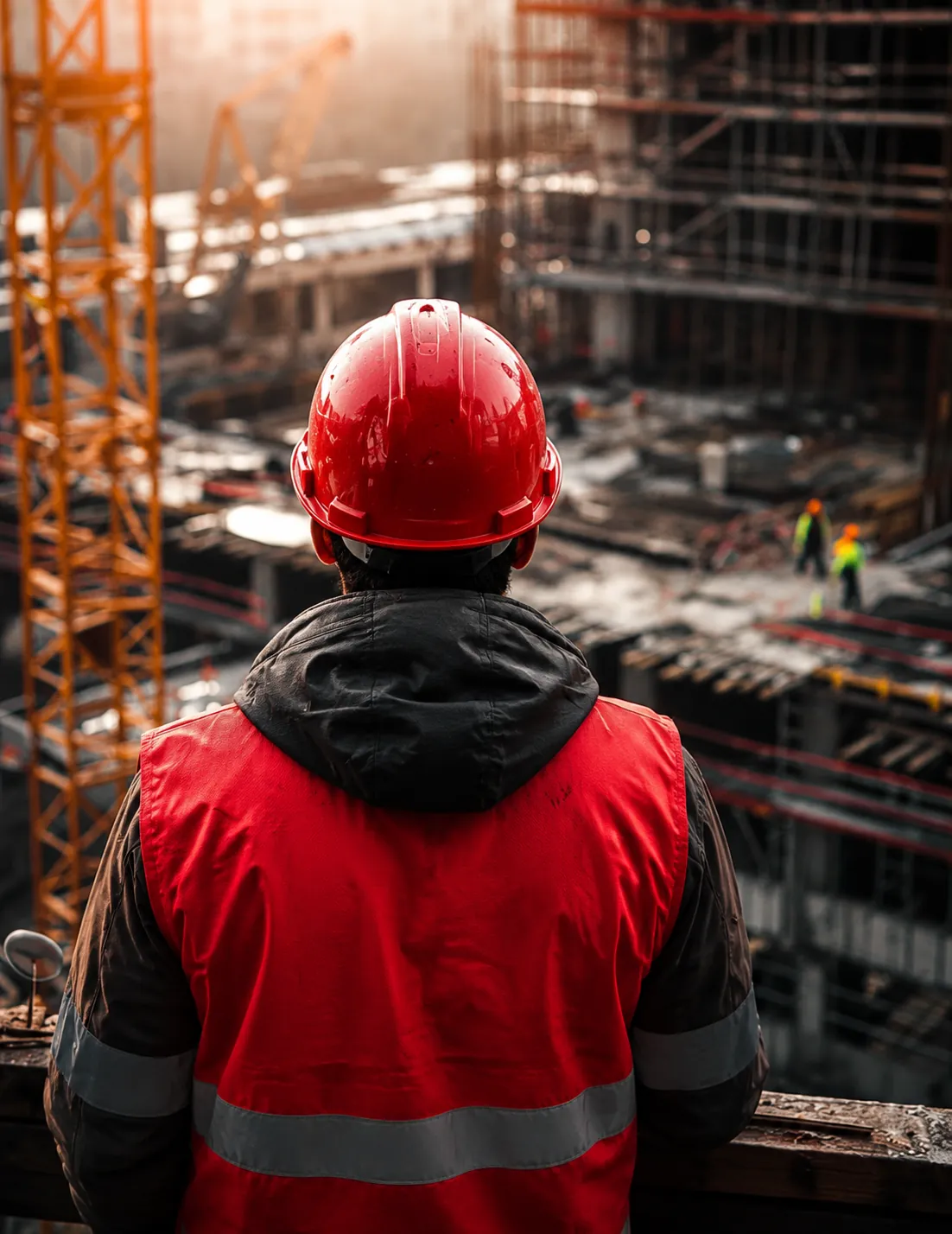 Engenheiro em obra industrial — Joia Brasil Construtora